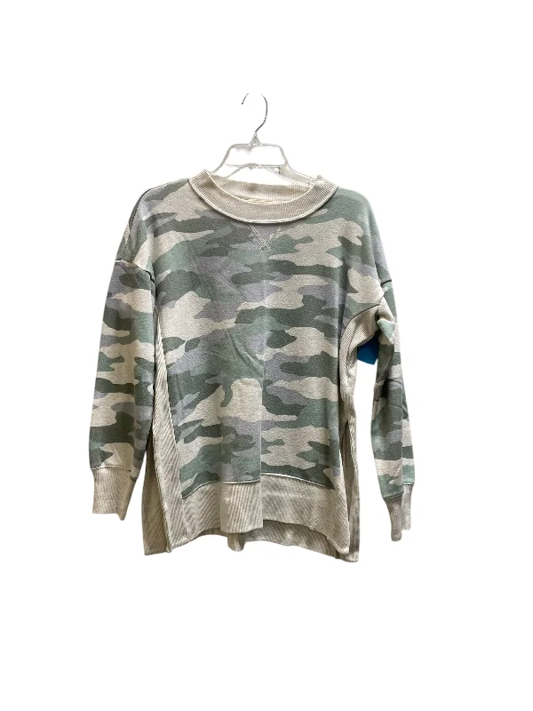 Functional Men's Workout HoodiesSweatshirt Crewneck By Aerie In Camouflage Print, Size: Xs Functional Men's Workout HoodiesSweatshirt Crewneck By Aerie In Camouflage Print, Size: Xs