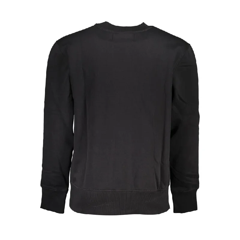 Men's Sweaters for Everyday WearCalvin Klein Sleek Black Crew Neck Fleece Men's Sweatshirt Men's Sweaters for Everyday WearCalvin Klein Sleek Black Crew Neck Fleece Men's Sweatshirt