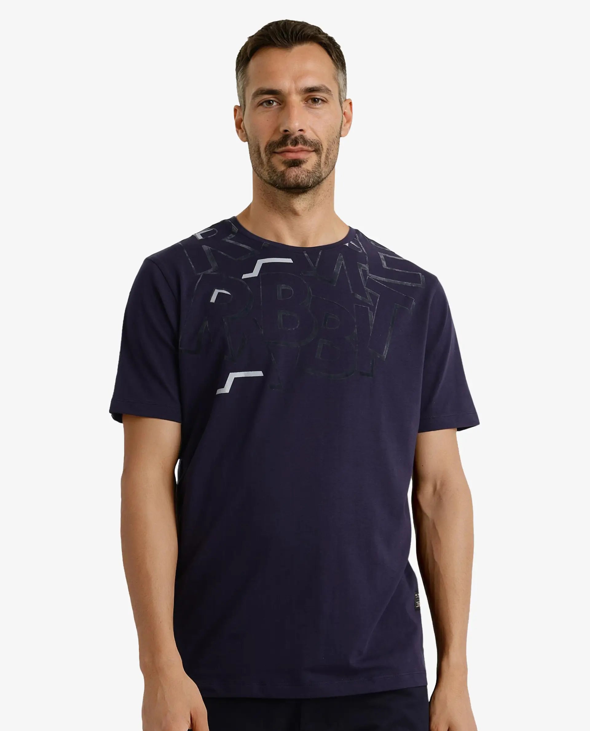 Men's Shirts with Belt AttachmentsRare Rabbit Men Runi Navy Short Sleeve Crew Neck Graphic Print T-Shirt Men's Shirts with Belt AttachmentsRare Rabbit Men Runi Navy Short Sleeve Crew Neck Graphic Print T-Shirt