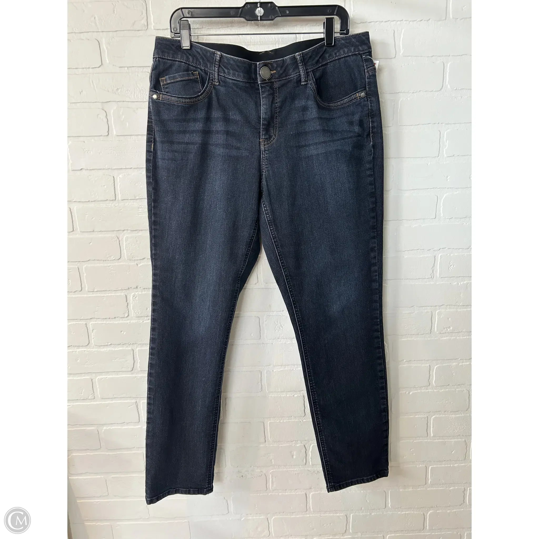 Elegant Straight-Leg Men's JeansJeans Straight By Christopher And Banks In Blue Denim, Size: 12 Elegant Straight-Leg Men's JeansJeans Straight By Christopher And Banks In Blue Denim, Size: 12