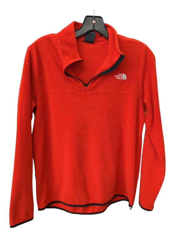 Men's Hoodies with Faux Fur TrimAthletic Sweatshirt Collar By The North Face In Red, Size: M Men's Hoodies with Faux Fur TrimAthletic Sweatshirt Collar By The North Face In Red, Size: M
