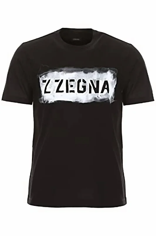Men's Shirts with Surplice HemlinesMen Graffiti Logo Regular Fit Short Sleeve Crew Neck T-Shirt In Black Men's Shirts with Surplice HemlinesMen Graffiti Logo Regular Fit Short Sleeve Crew Neck T-Shirt In Black