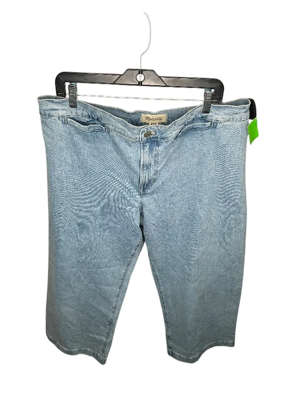 Wide-Leg Men's JeansJeans Boyfriend By Madewell In Blue, Size: 1x
