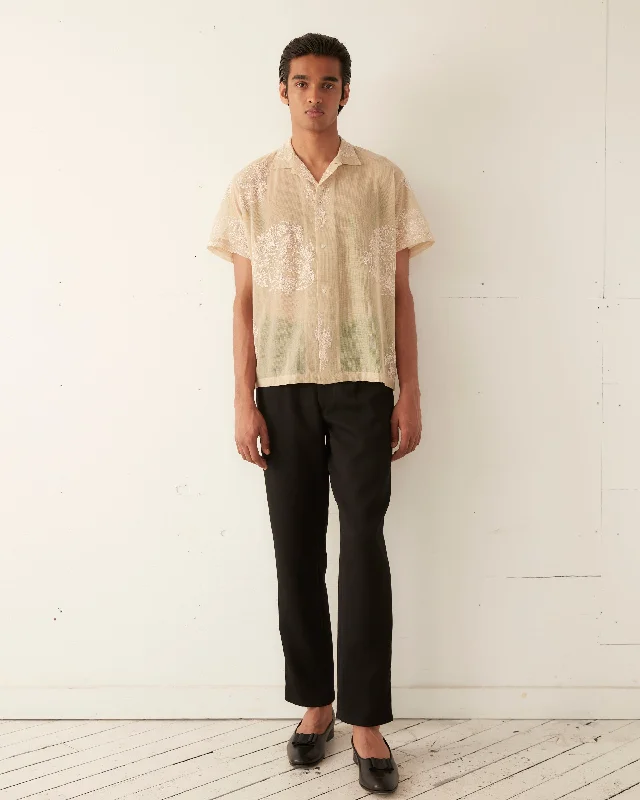 Men's Unique Dress Shirts for a Statement LookMoth Veil Short Sleeve Shirt