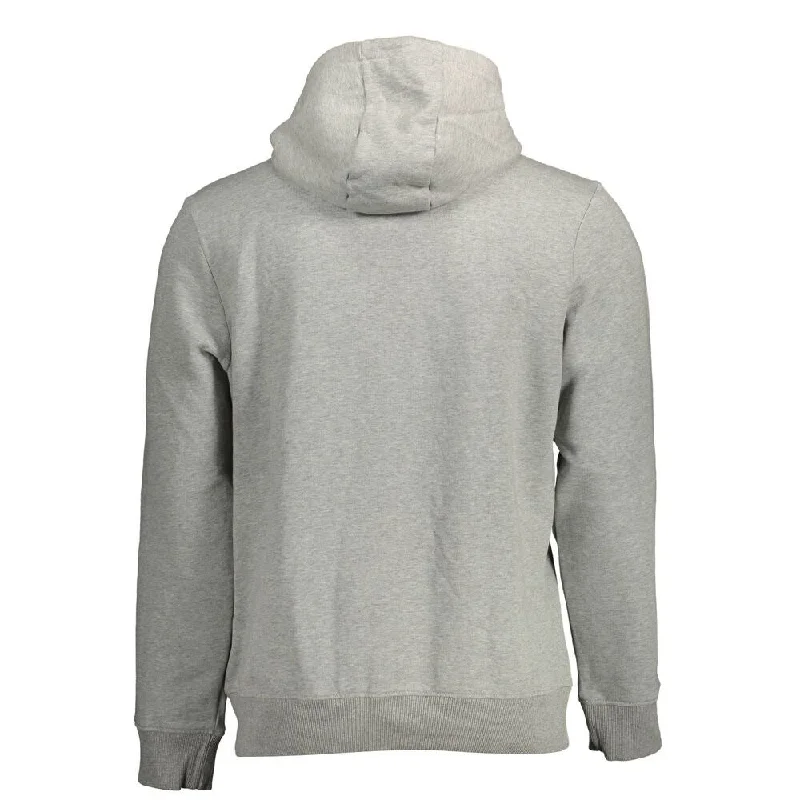 Men's Sweaters for LayeringNapapijri Gray Cotton Men Men's Sweater