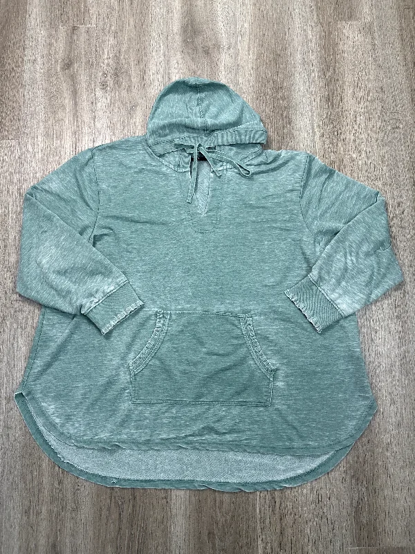 Modern Men's Tech HoodiesSweatshirt Hoodie By Jane And Delancey In Green, Size: 3x