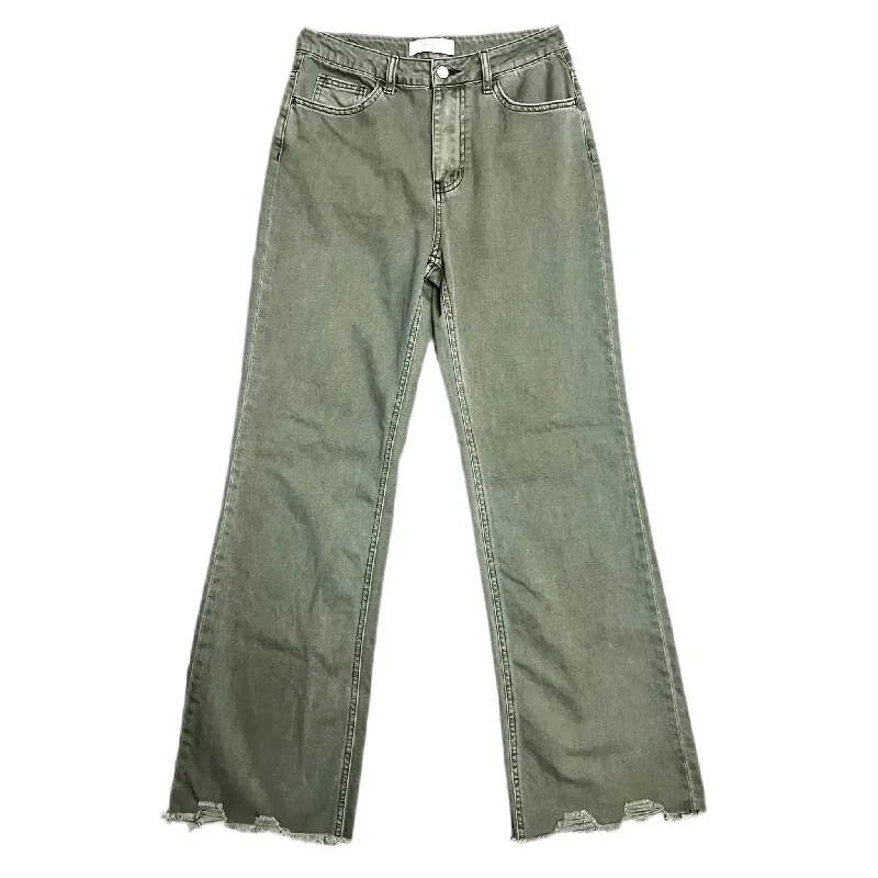 Men's Jeans for SportsJeans Wide Leg By Vervet In Green Denim, Size: 2