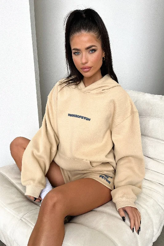Men's Sweaters in Metallic ColorsSeries 3 Hoodie - Beige