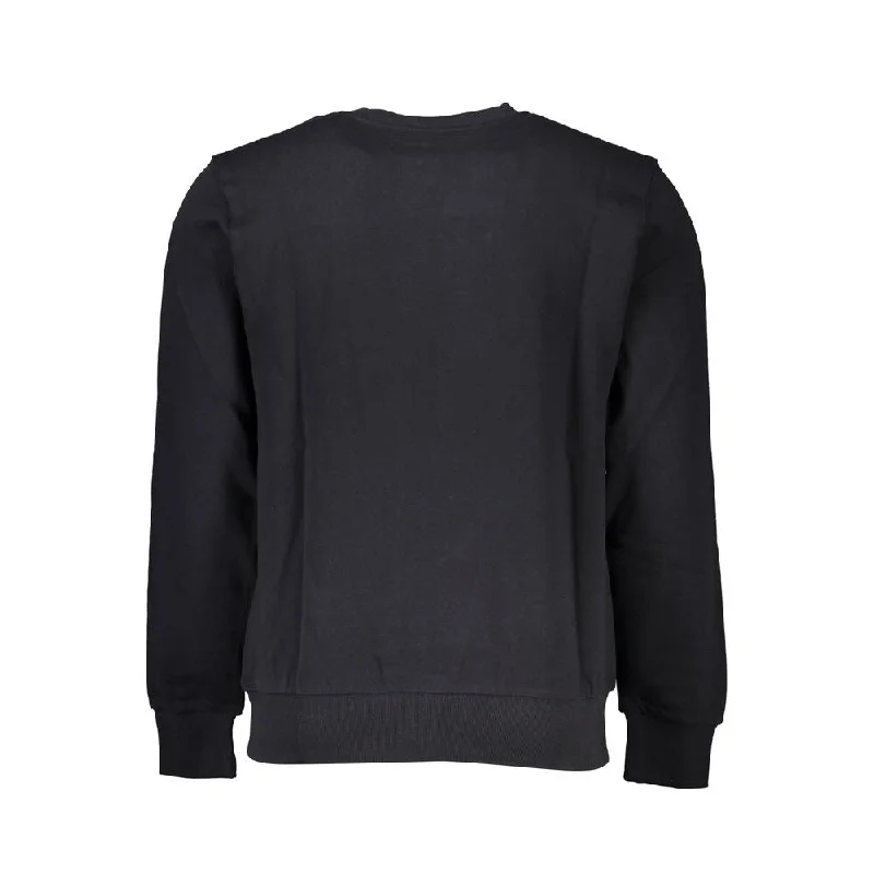 Men's Sweaters with High-Low HemlinesNorth Sails Black Cotton Men's Sweater