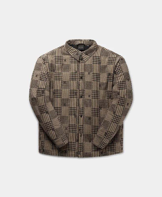 Men's Monochrome Shirts for a Minimalist VibeWet Weather Quilted Shield Longsleeve Shirt Men's Monochrome Shirts for a Minimalist VibeWet Weather Quilted Shield Longsleeve Shirt