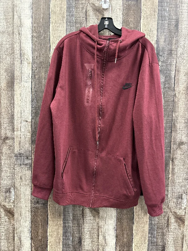 Men's Hoodies for AutumnSweatshirt Hoodie By Nike In Red, Size: 3x