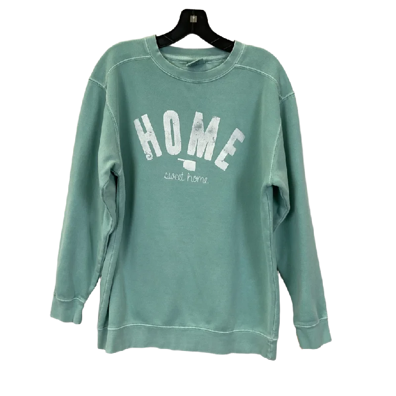 Men's Hoodies with Contrast StitchingSweatshirt Crewneck By Comfort Colors  Size: M