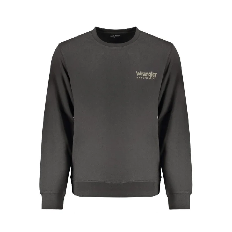 Men's Sweaters in Bright ColorsWrangler Black Cotton Men's Sweater