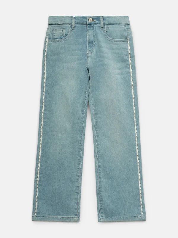 Sustainable Eco-Friendly Men's JeansSparkle Wide Leg Denim (7-16)