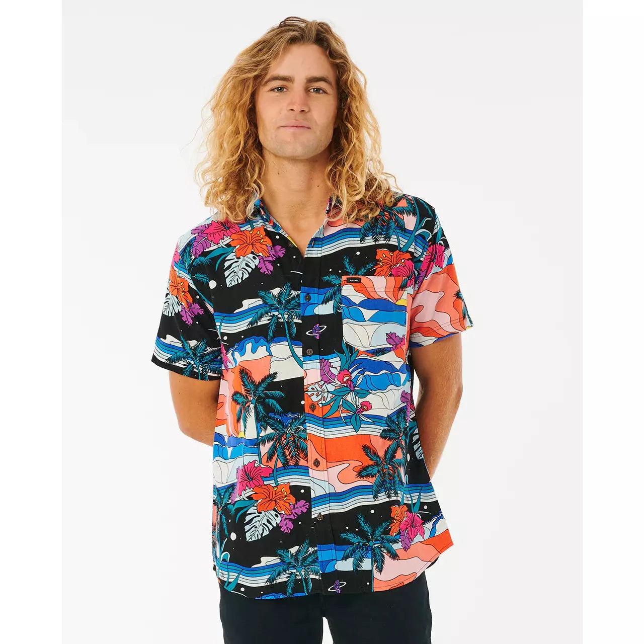 Men's Performance Shirts for Active LifestylesRip Curl Party Pack Short Sleeve Shirt Men's Performance Shirts for Active LifestylesRip Curl Party Pack Short Sleeve Shirt