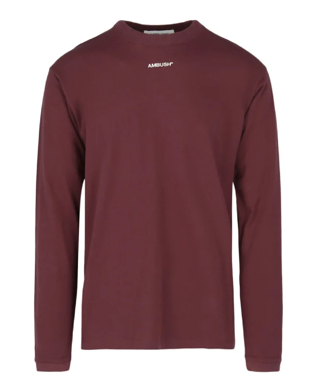 Men's Unique and Designer TopsAmbush Printed Logo Long Sleeve T-Shirt