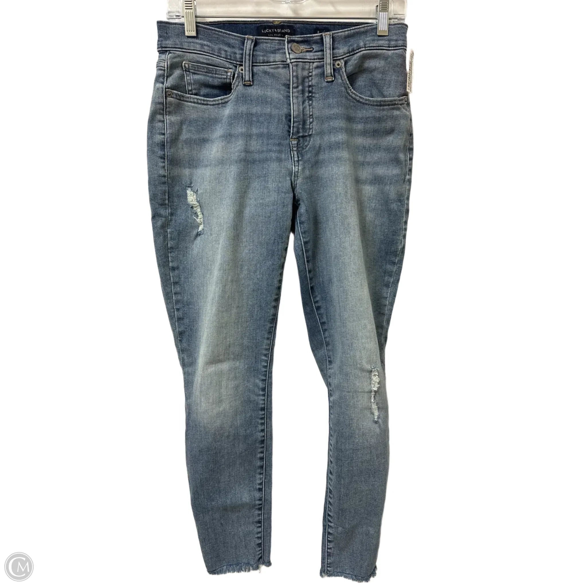 Casual Men's JeansJeans Skinny By Lucky Brand In Blue Denim, Size: 8
