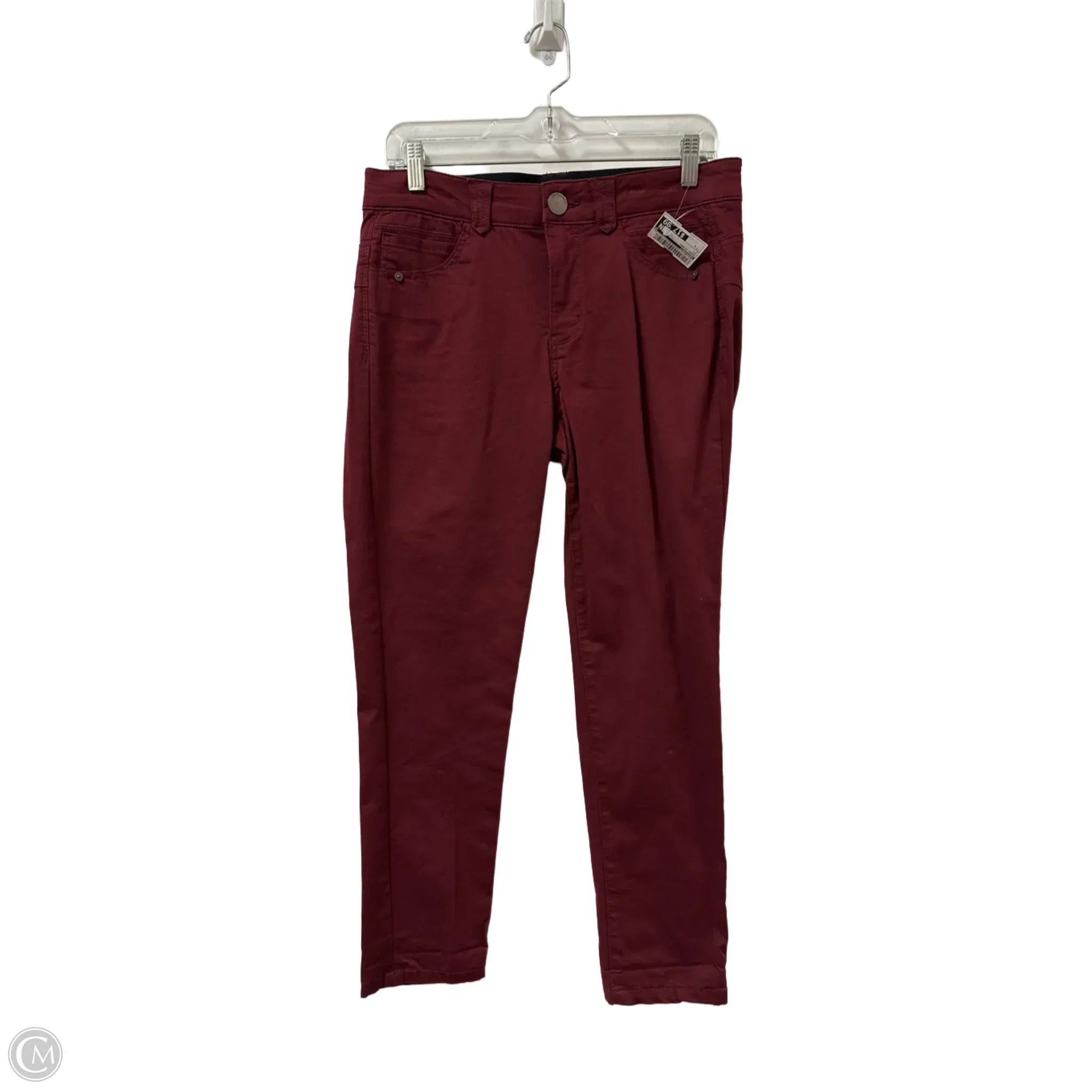 Men's Jeans with EmbroideryJeans Skinny By Democracy In Red, Size: 8