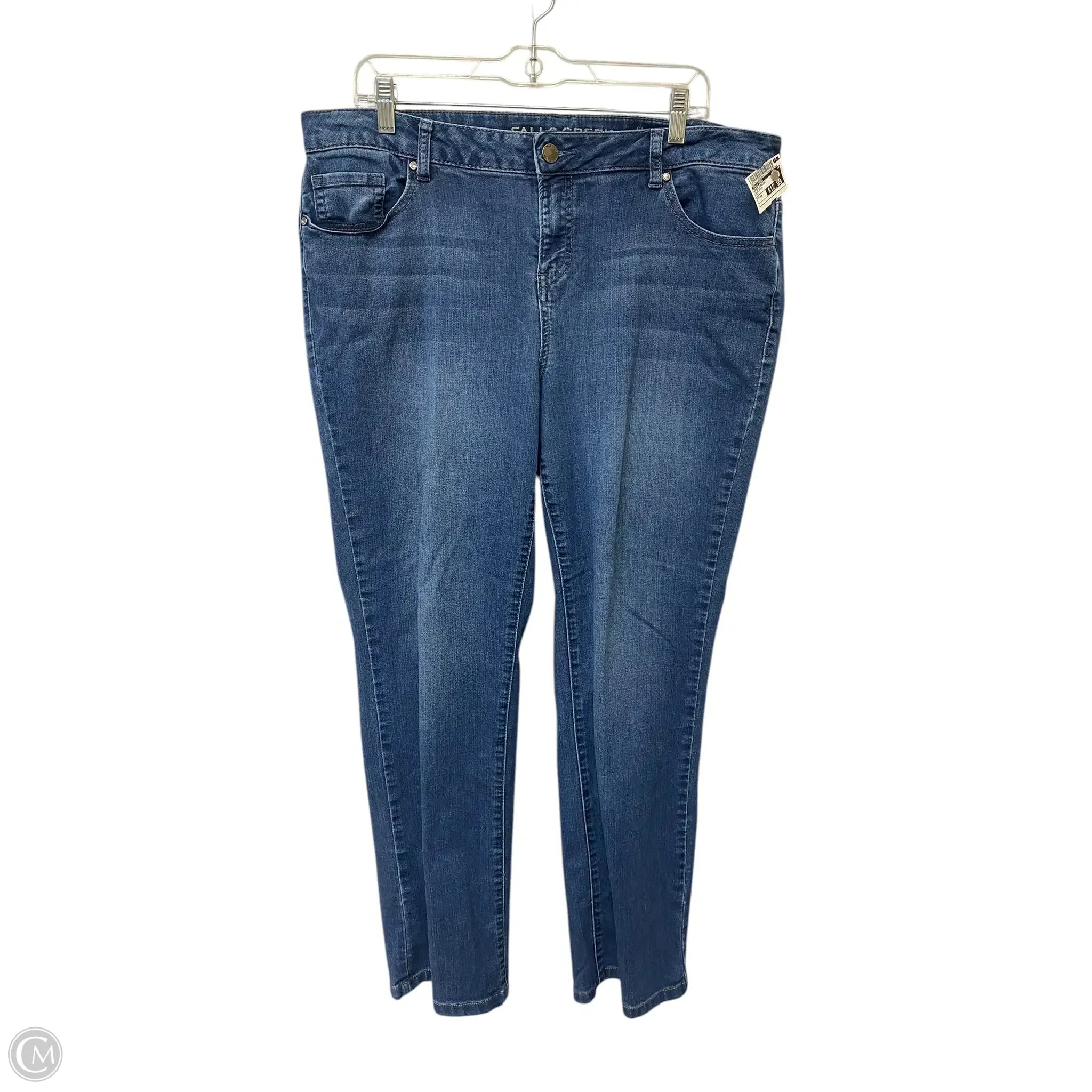 Fashion-Forward Men's JeansJeans Straight By Falls Creek In Blue Denim, Size: 16