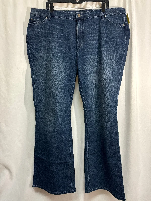Men's Jeans Made in USAJeans Boot Cut By Jennifer Lopez In Blue, Size: 2x