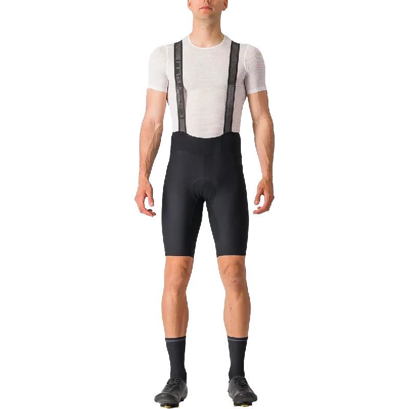 Men's High-Waisted Pants for a Retro StyleMen's Espresso Bibshort