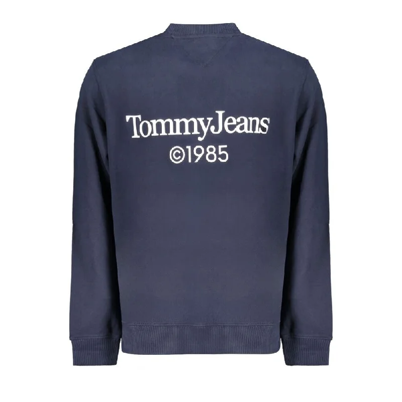 Classic Men's Wool SweatersTommy Hilfiger Blue Cotton Men's Sweater