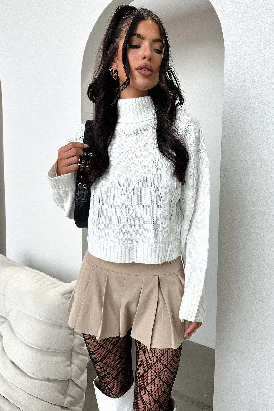 Men's Sweaters for Mild WeatherRian Knit Jumper - White