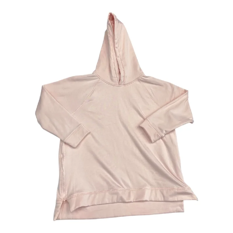 Men's Hoodies for StreetwearAthletic Sweatshirt Hoodie By Mono B In Pink, Size:L