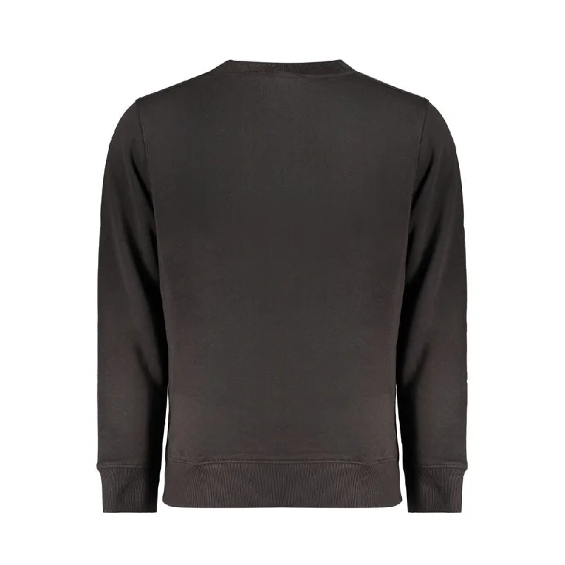 Athletic Men's Performance SweatersCalvin Klein Black Cotton Men's Sweater