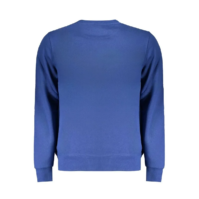 Men's Sweaters with Belt LoopsNorth Sails Blue Cotton Men's Sweater