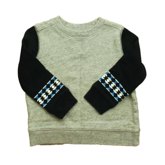 Men's Shirts with Barrel CuffsTea Boys Grey | Navy Sweatshirt