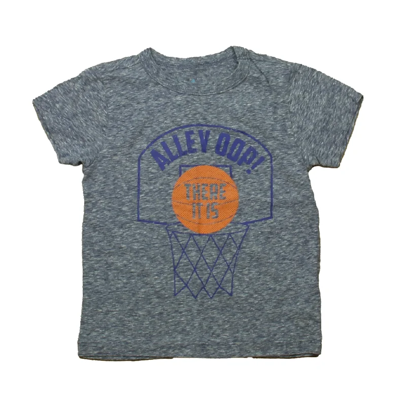 Men's Shirts with Graphic PrintsCrewcuts Boys Blue Basketball T-Shirt
