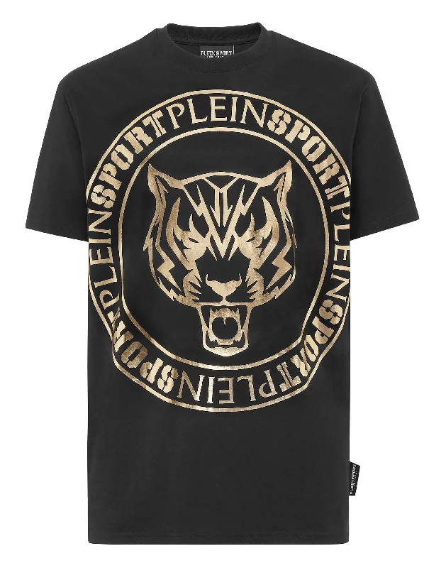 Men's Shirts with Cowl NecksT-shirt Round Neck SS Tiger
