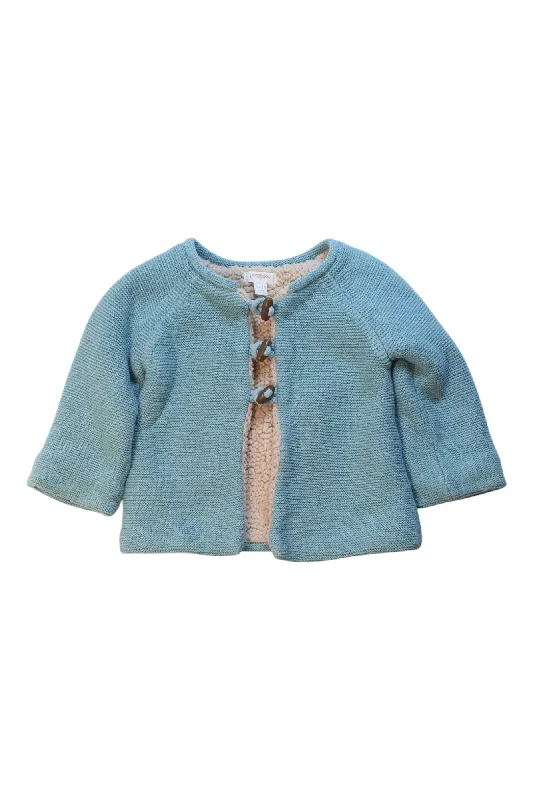 Men's Sweaters with SequinsPurebaby Buttoned Cardigan 12-18M