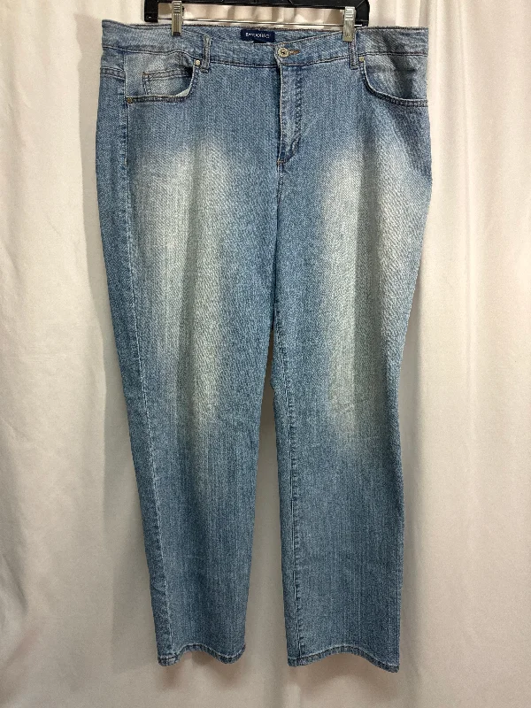 Hipster Skinny Men's JeansJeans Straight By Bandolino In Blue, Size: 2x