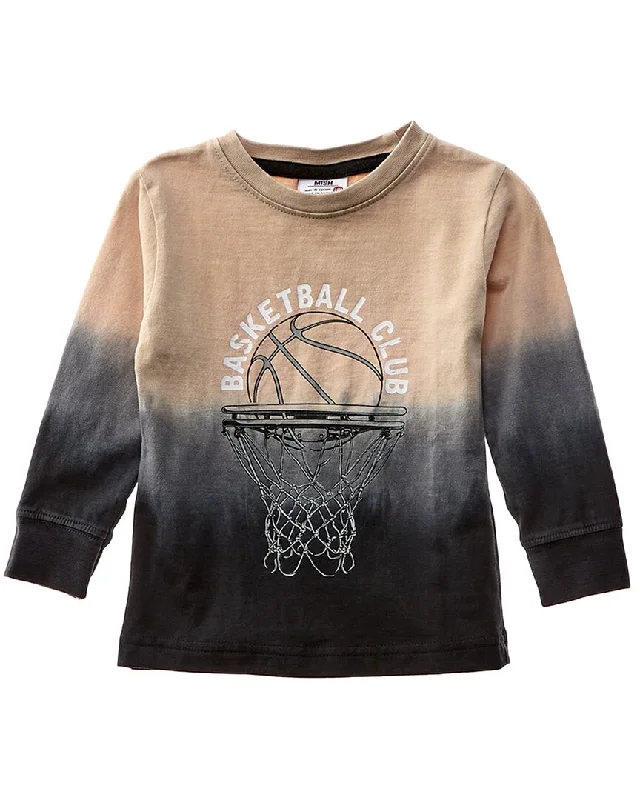 Men's Shirts with Patchwork SleevesMish Mish Basketball Club Dip-Dye Jersey T-Shirt