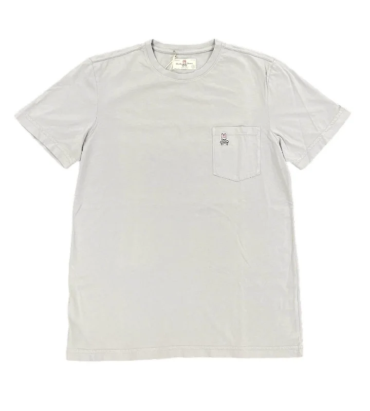 Men's Shirts with Antimicrobial TreatmentMen's Short Sleeve Pocket Tee In Alloy