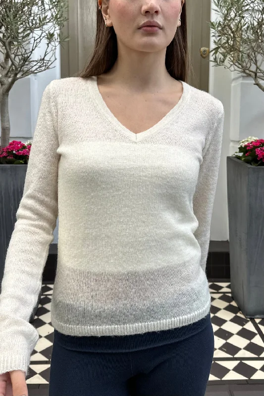 Men's Sweaters with Patchwork DesignsLibby V-Neck Sweater
