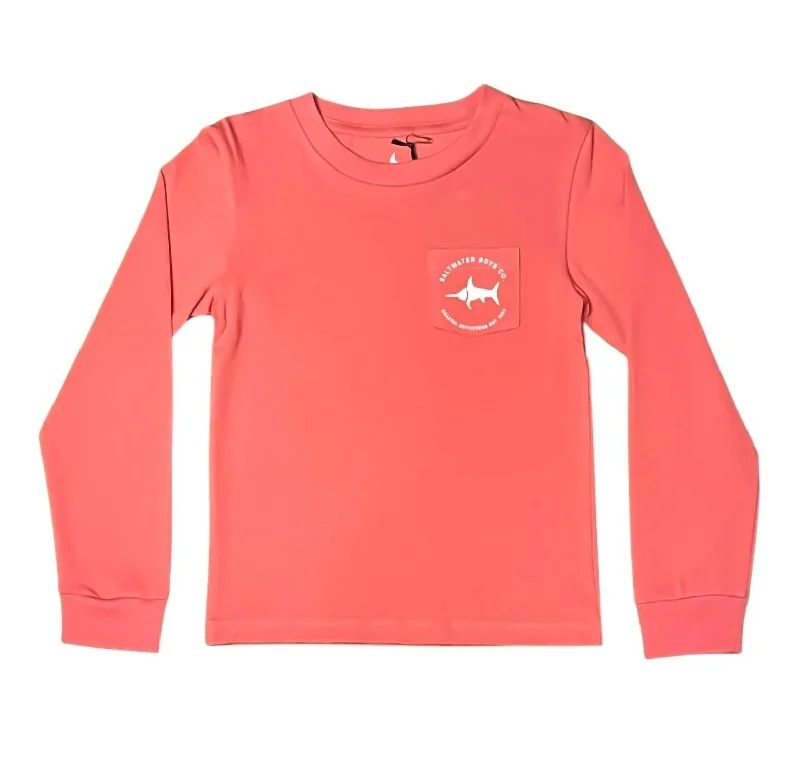 Men's Shirts with Contrast CollarsBulldog Tee In Pink