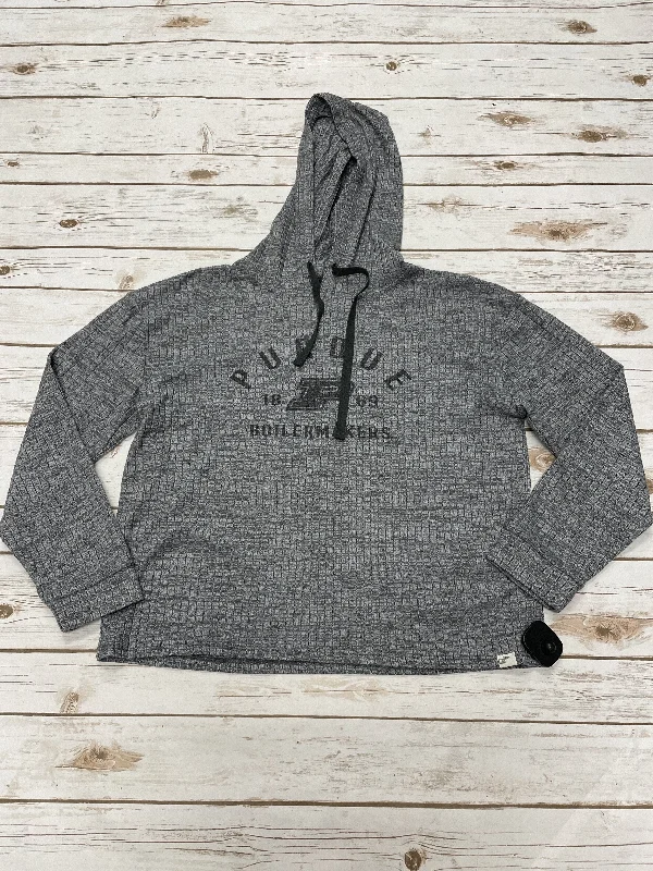 Men's Hoodies with Reflective StripesSweatshirt Hoodie By Cme  Size: M