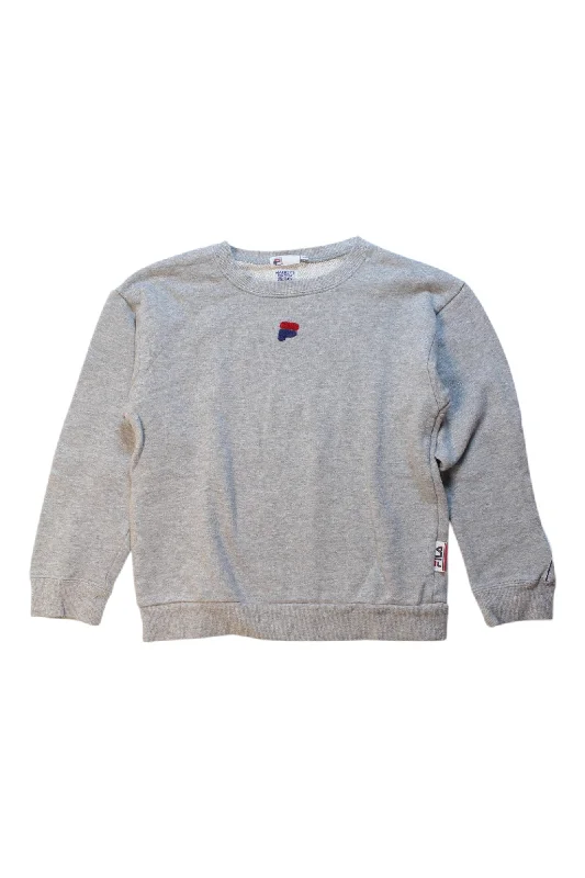 Versatile Men's Zip-Up SweatersFila Crewneck Sweatshirt 8Y