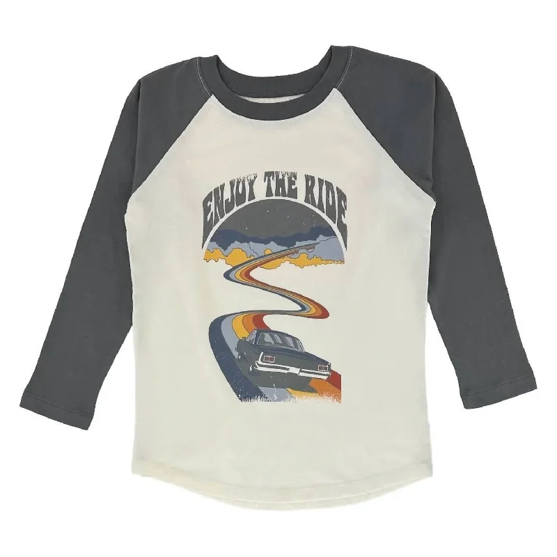 Men's Shirts for Outdoor ActivitiesBoys' Enjoy The Ride Long Sleeve Tee In Multi-Colored Men's Shirts for Outdoor ActivitiesBoys' Enjoy The Ride Long Sleeve Tee In Multi-Colored