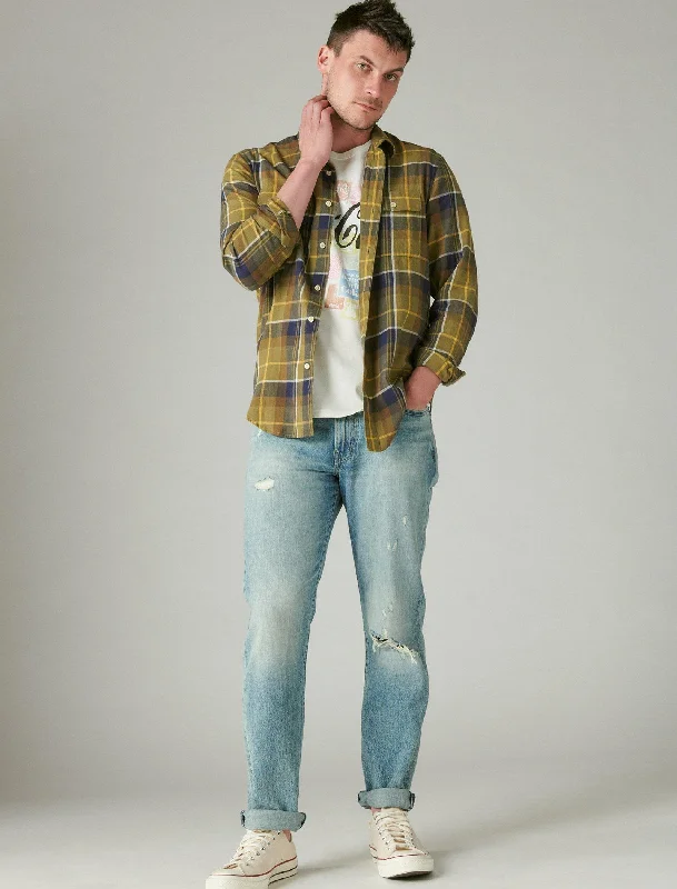 Wide-Leg Men's JeansLucky Brand Men's 223 Straight