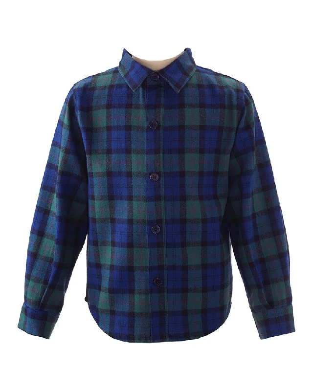 Men's Checked Short-Sleeve Shirts for Summer FunRachel Riley Tartan Shirt