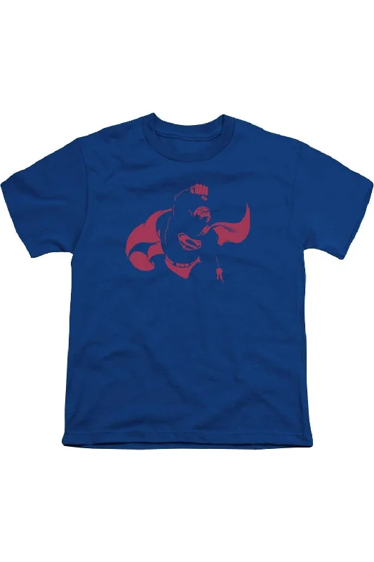 Men's Shirts with Contrast StitchingDC Comics Super Min Short Sleeve Youth Tee / T-Shirt Men's Shirts with Contrast StitchingDC Comics Super Min Short Sleeve Youth Tee / T-Shirt