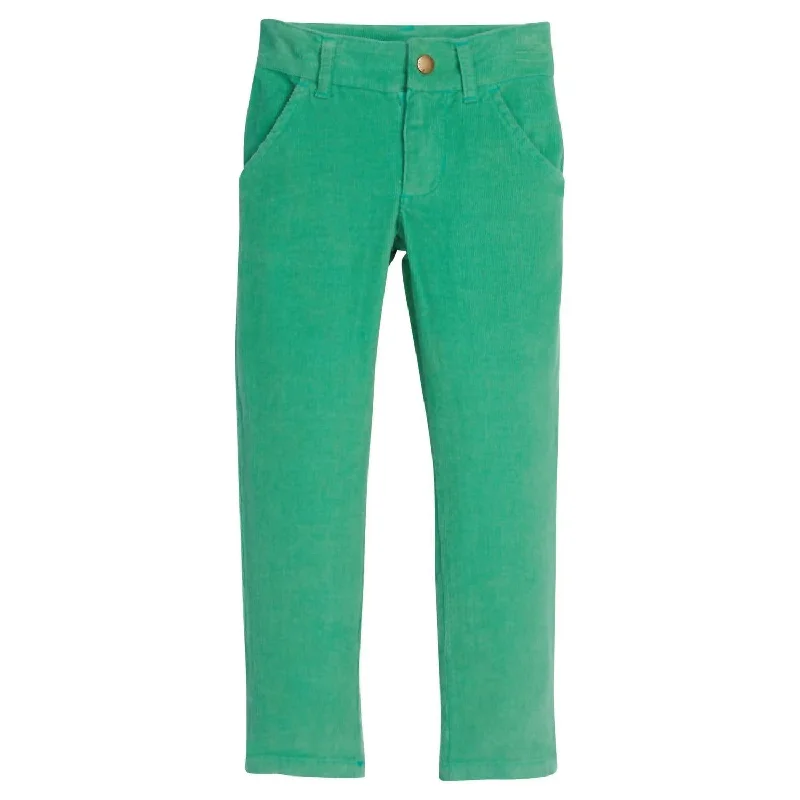 Flexible Stretch Men's JeansTwiggy Cords In Pine Green