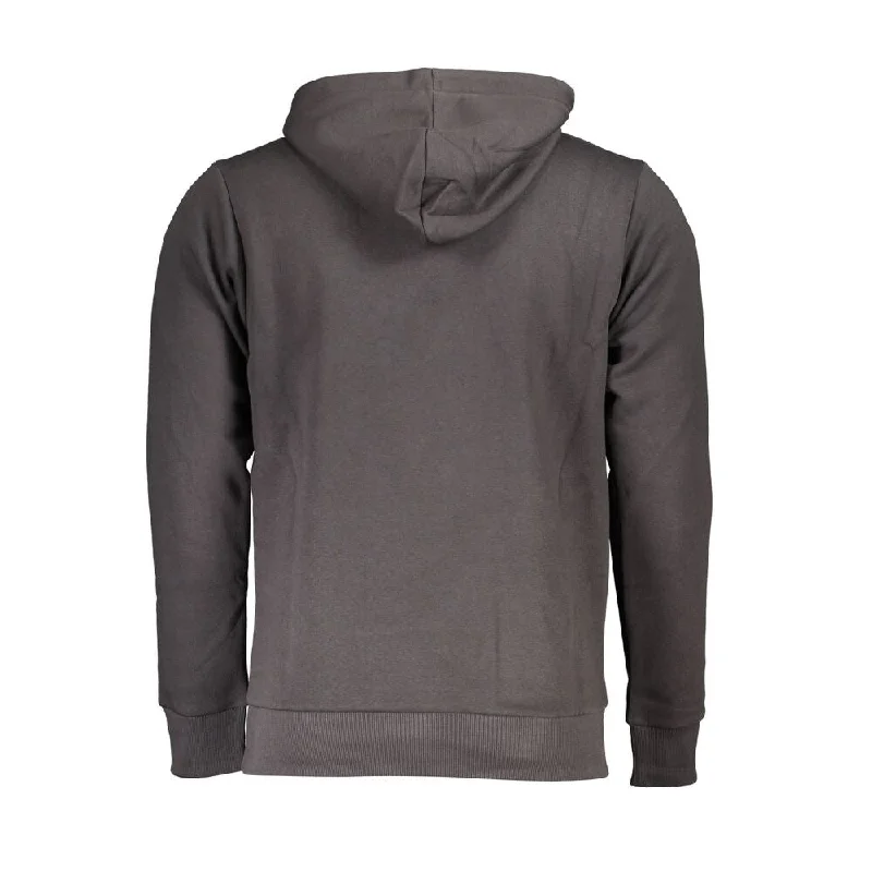 Durable Men's Acrylic SweatersU.S. Grand Polo Chic Gray Hooded Sweatshirt with Embroidery Men's Detail Durable Men's Acrylic SweatersU.S. Grand Polo Chic Gray Hooded Sweatshirt with Embroidery Men's Detail