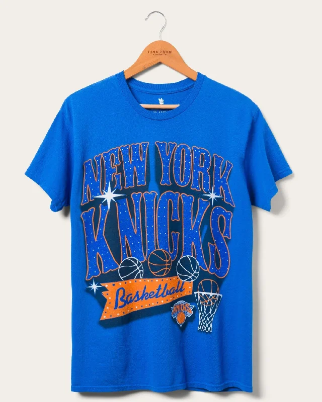 Men's Shirts with Surplice HemlinesKnicks Bright Lights Tee