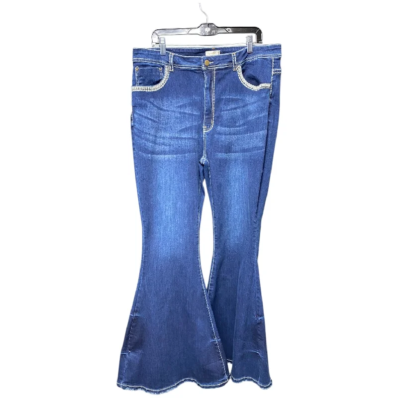 Oversized Men's JeansJeans Flared By Clothes Mentor In Blue Denim, Size: 2x