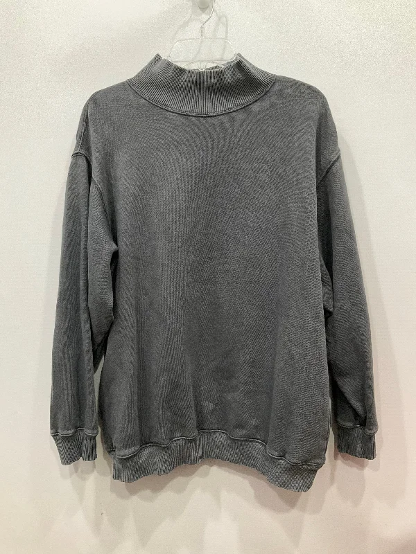 Men's Hoodies with Vintage StyleSweatshirt Crewneck By Aerie In Grey, Size: M